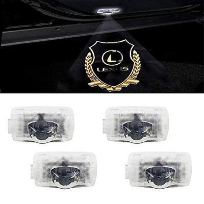 XZFLQ Lâmpada Cortina de Porta LED Luz de Logotipo a Laser Luz de Boas-Vindas de Porta Luz de Cortesia 4 peças