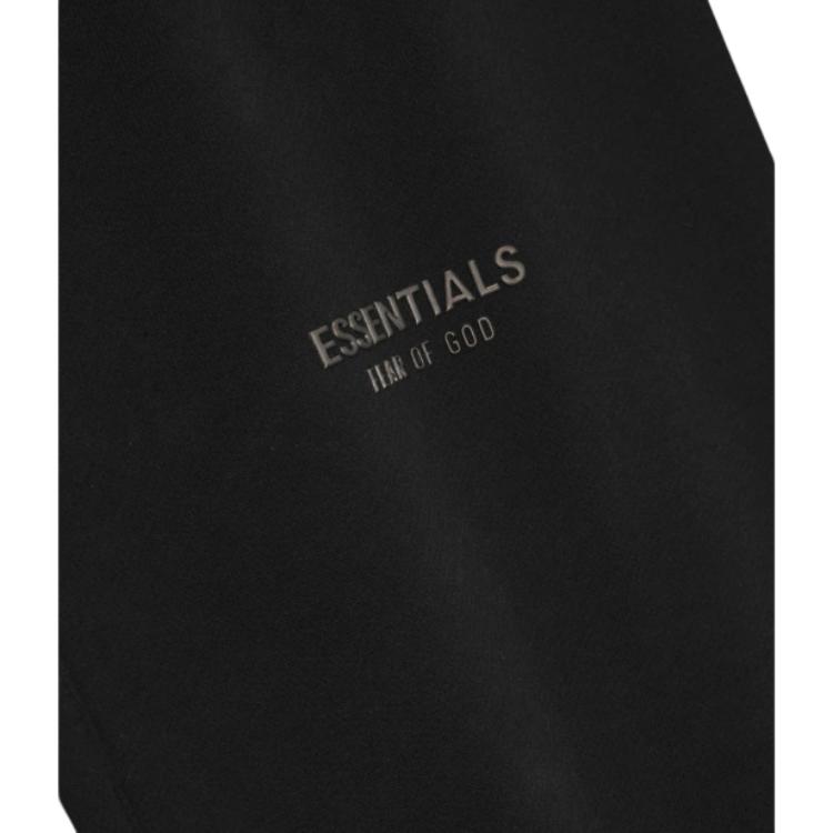 Fear of God Essentials Vintage Fleece Sweatpant Jet Black Men Bottoms 130SP258040F