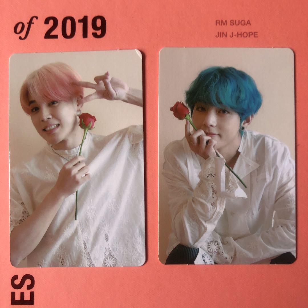

[USED] BTS Trading Card Jimin Taehyung V JIMIN MEMORIES 2019