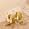 European American Trendy Cross-Border Punk Cold Wind Stainless Steel Earrings Geometric Irregular Drop Fashion Jewelry