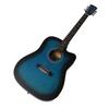 41 Inch Guitar Kit Matte Basswood Acoustic Guitar with Picks Capo Spare Strings Kazoo Strap Bag for Beginner