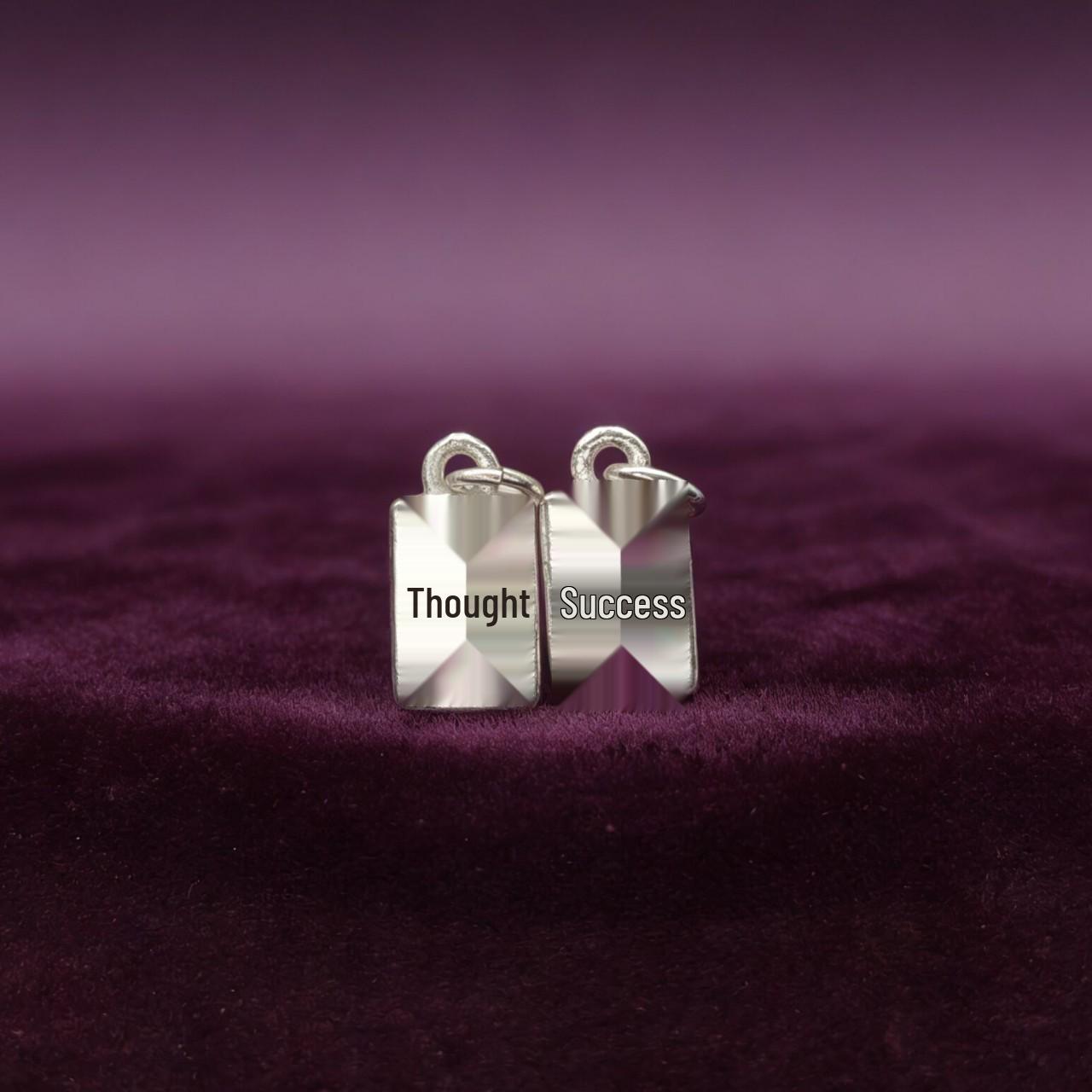 Ancient Silver Copper Wealth Attraction Floral Pendant for DIY Jewelry Matte Thickened White Copper Plating