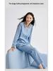 Women's Autumn Sweet Bear Embroidery Tencel Cotton Pajama Set