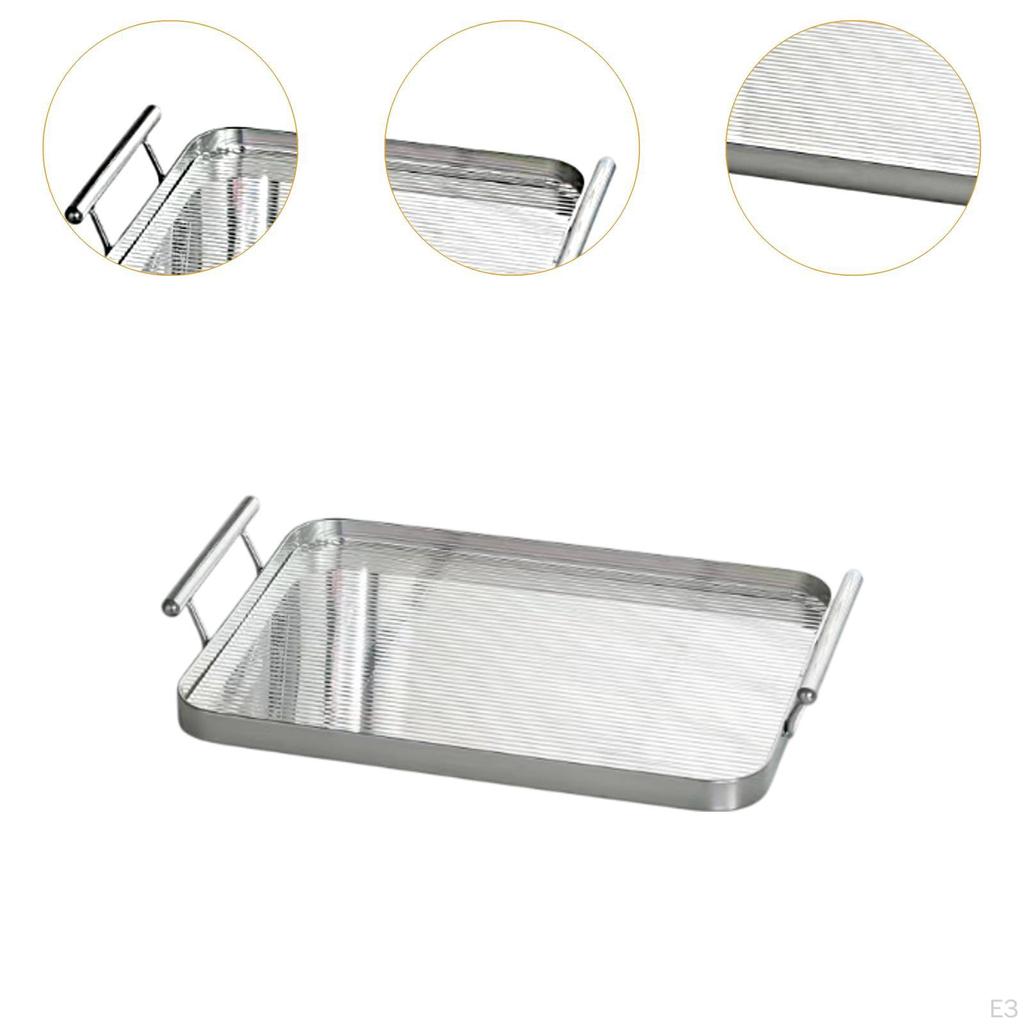 Akrylvisningsbricka för frukt och te med mugghållare Café Restaurang