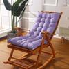 Portable Thickened Recliner Cushion: Solid Wood Folding Sofa for Adult Naps and Relaxation