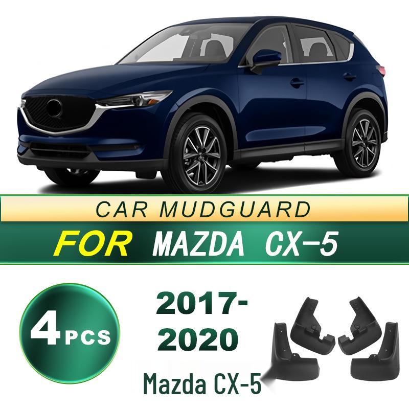 Mazda CX-5 2017-2020 Tire Mud Flaps - Soft Rubber, Easy Install, No Drilling Needed