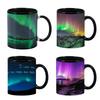 Heat Changing Reveal Mug Ceramic Heat Changing Reveal Mug Northern Lights Design Ceramic Mug Heat Sensitive Magic Mug For Hot