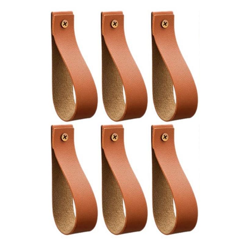 Strong Adhesive Wall Mount Hooks For Kitchen Bathroom Towel Hanging PU Leather And Metal Designs Straps