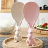 Cartoon Rabbit Rice Spoon Universal Kitchen Tableware Upright Rice Serving Spoon