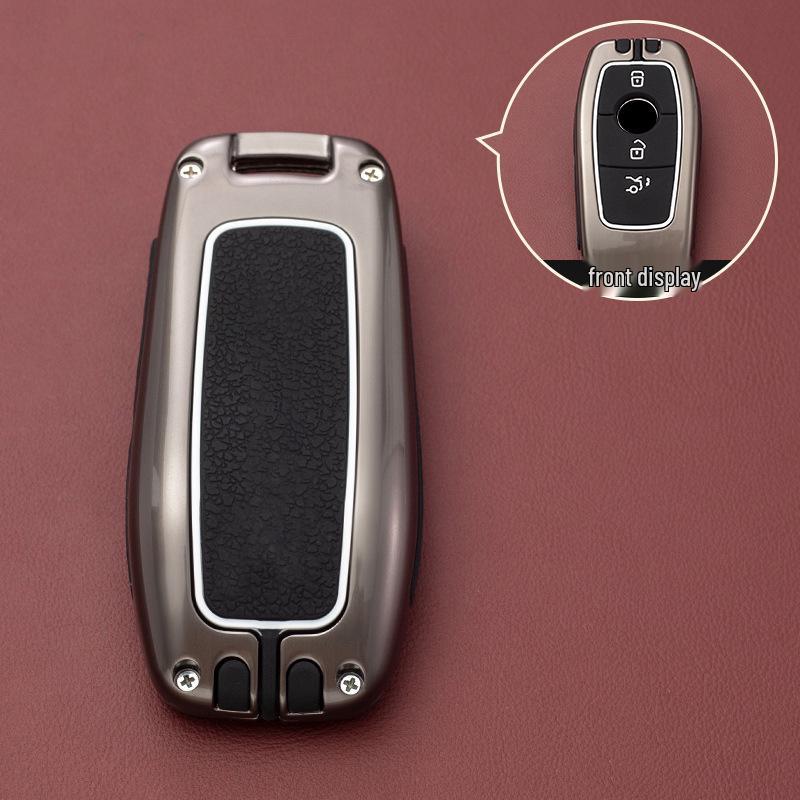 2026 Mercedes-Benz E300L Key Cover with Metal Buckle for C260L/GLC300L/C200/E350EL