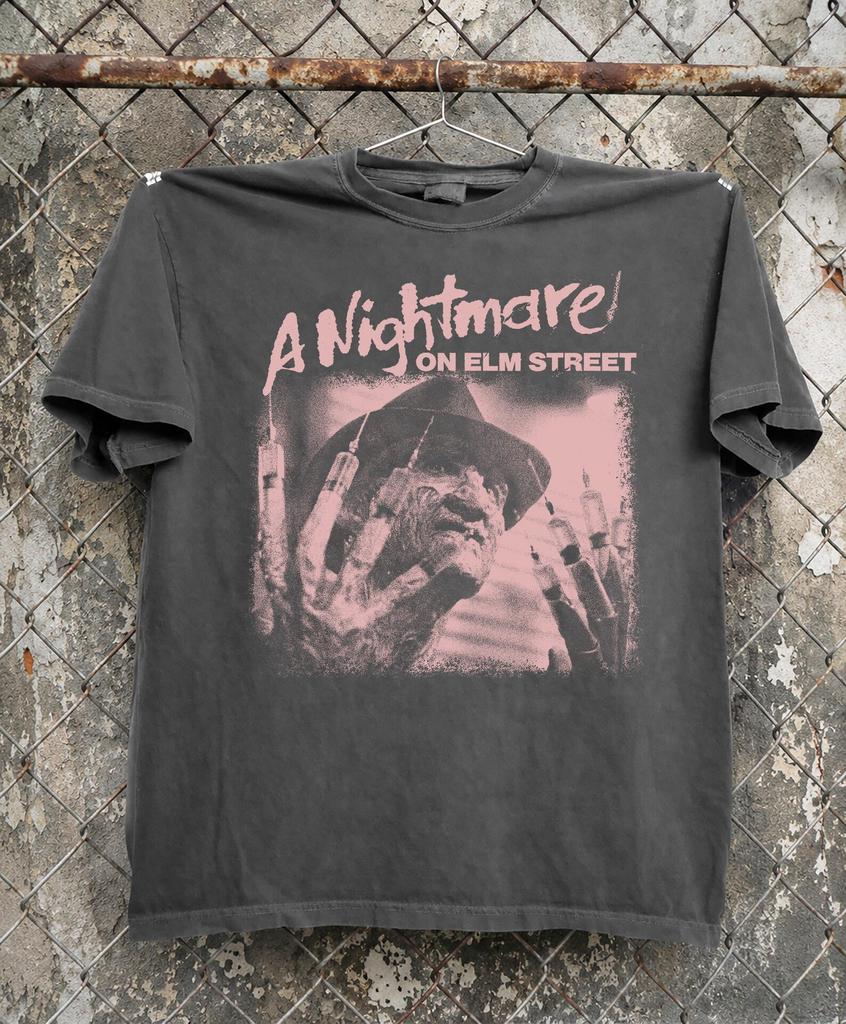 Freddy Krueger Nightmare on Elm Street Shirt, Vintage Horror Movie Tee, Retro Slasher Graphic, Comfort Colors Unisex Fan Gift Horror Tee 90s