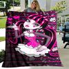 1pc Blanket Monster High1 Print Design, Lightweight Blanket for Sofa, Bed- Soft &Warm, Gift for All Seasons Like Christmas, Halloween