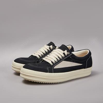 Classic Men's Twill Canvas Low Top Casual Shoes Sneaker Women Luxury Shoe Men Lace Up Black Canvas Shoes Retro Flat Sneakers