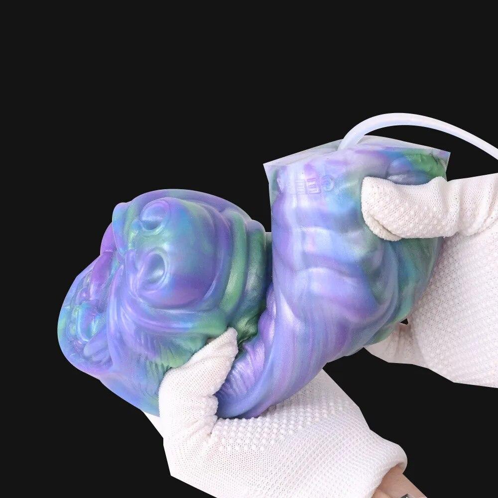 Squirt Masturbation Cup Silicone Masturbator Men's Penis Training Adult Gay Sex Toys for Men Doll Pussy Sucking Blowjob