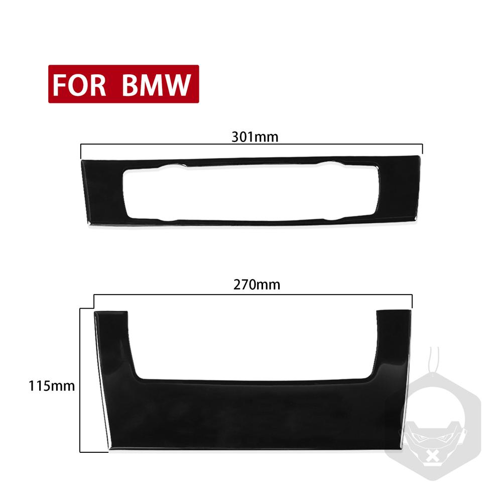 Car Interior Air Conditioning CD Control Panel Cover Trim Sticker For BMW 3 Series E90 E92 2005-2012 Styling Car Accessories