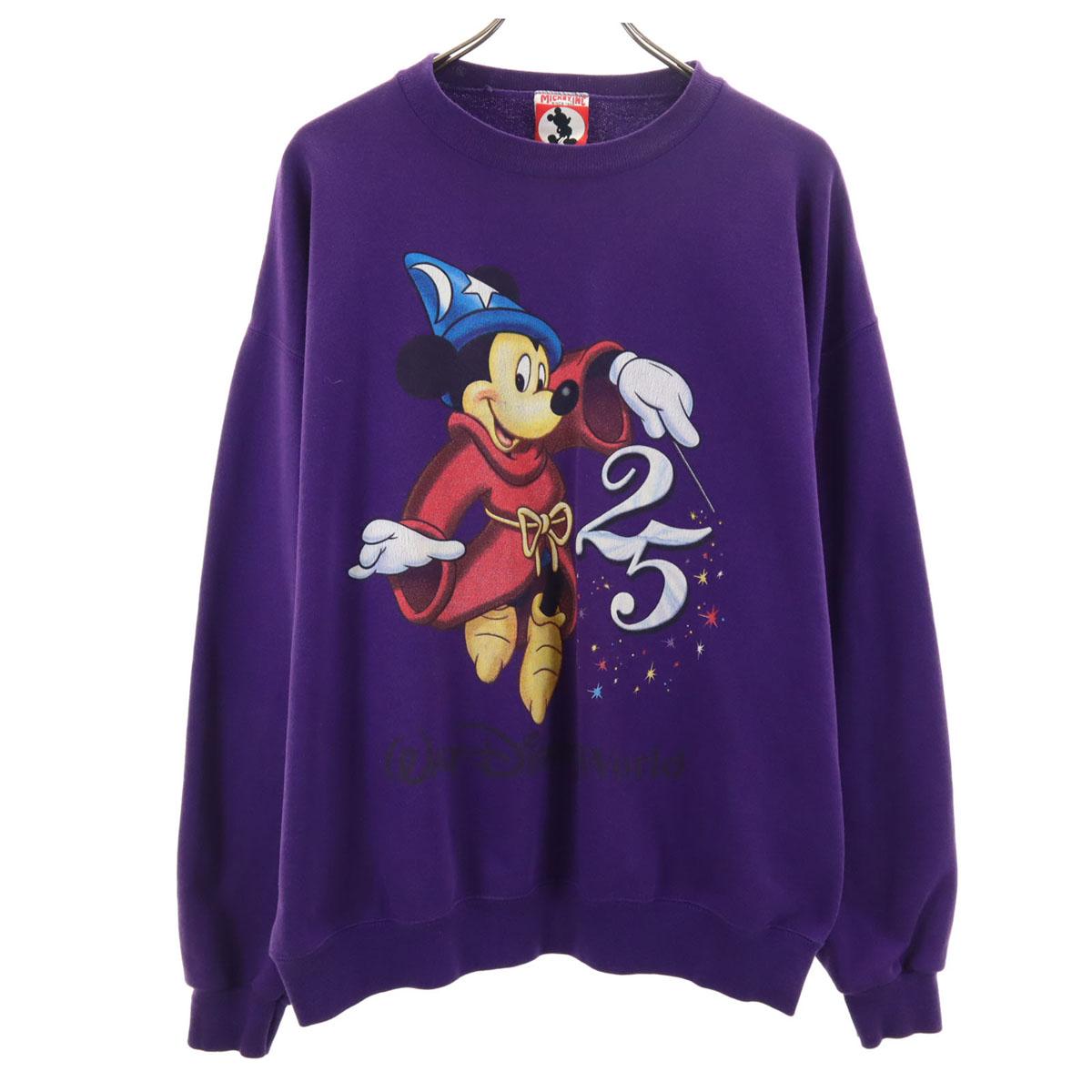 

MICKEY.INC 90s Made in USA Old Print Long sleeve sweat trainer Men s Used