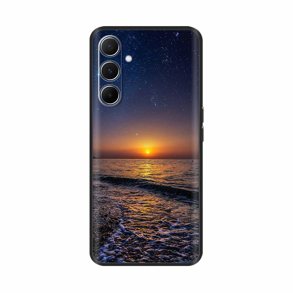 Silicon Phone Case For Samsung Galaxy A26 A36 A56 A16 5G Shockproof Shell Soft Black Painted Back Cover Fundas Cases Coque Para