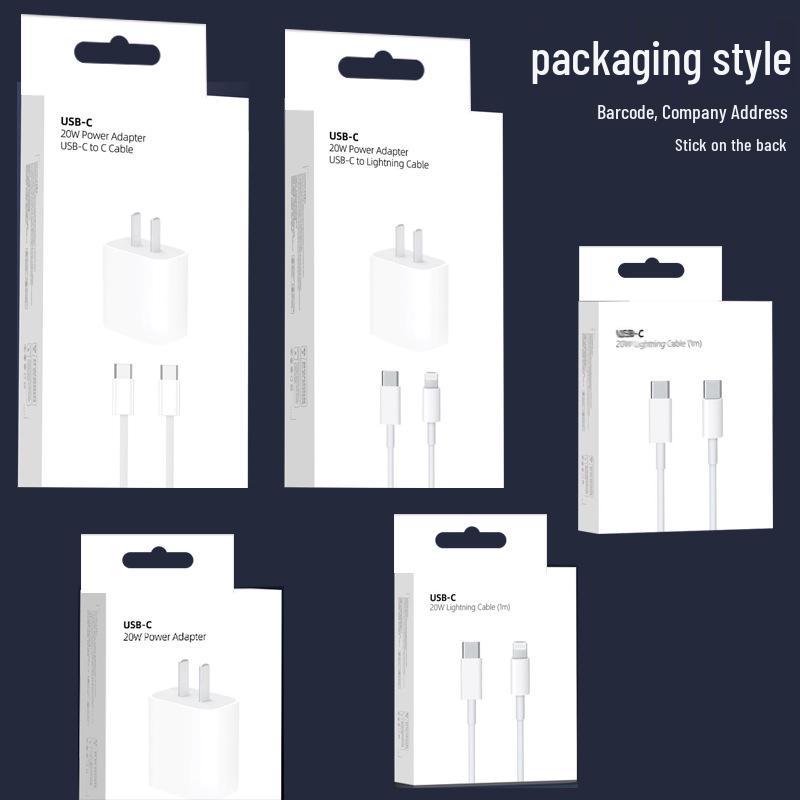 Certified PD 20W/30W Charger & Data Cable for Apple 17/16/15/14 - Fast Charging Set