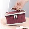 16 Slots Essential Oil Storage Bag Large Capacity Portable Lipstick Organizer Moisture-proof Zipper Closure