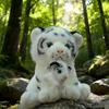 Cute Mother And Son Tiger Plush Toys Simulated Tiger Animal Dolls Kawaii Desktop Decorative Items Birthday Gifts For Friend Kids