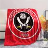 Sheffield United Football Club  Print Flannel Blanket, High Quality Comfortable for All Seasons, Home Decor, Warmth and Comfort