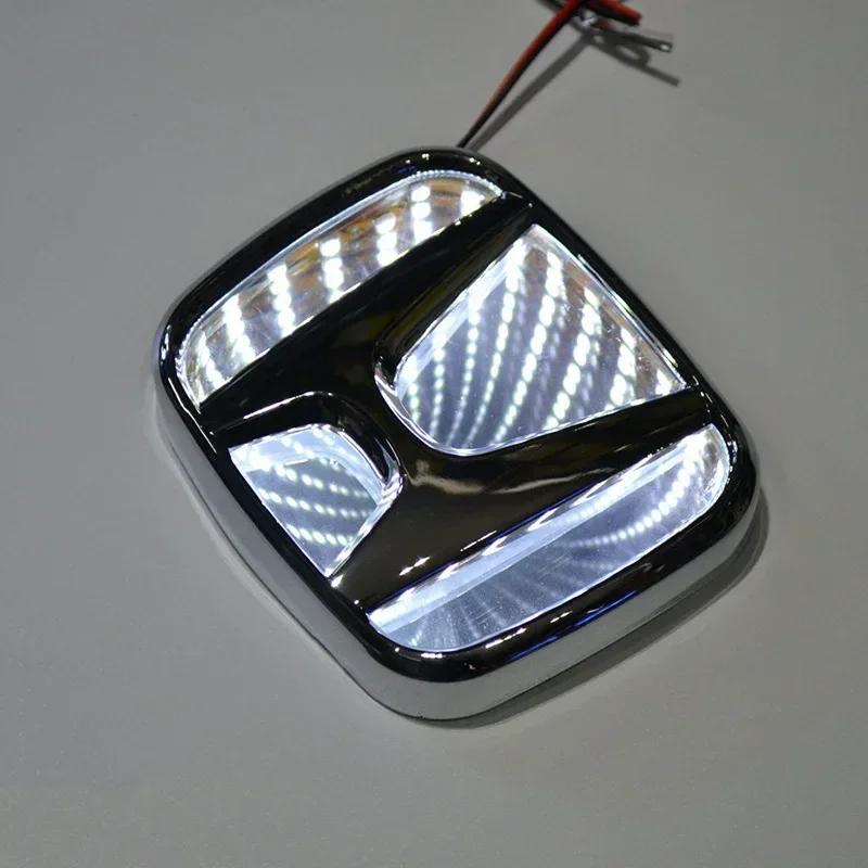 3D Car Light Emblem LED Front Rear Badge Sticker for Honda Civic 2008-2009 Accord 2007 CRV Odyssey New FIT Auto Accessories