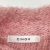 CINOH Pink 22 Alpaca wool blend knit 22WKN012 ALPACA RAGLAN BOTTLE NECK KNIT tops 36 pinkUsed