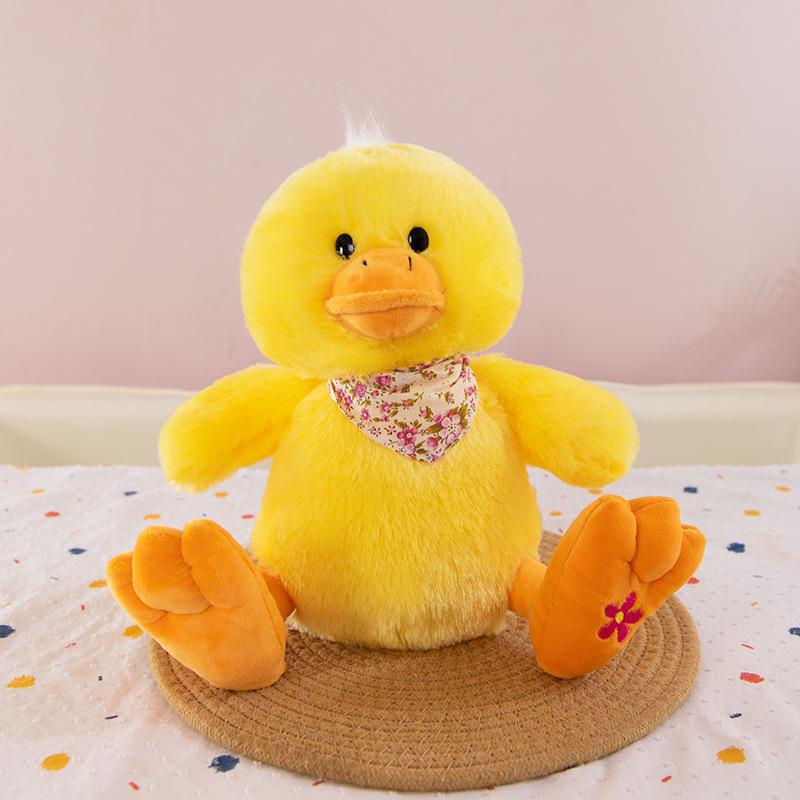 New Cute Little Yellow Duck Doll Plush Toy Little Duck Comforting Dolls Give Gifts To Children Girls