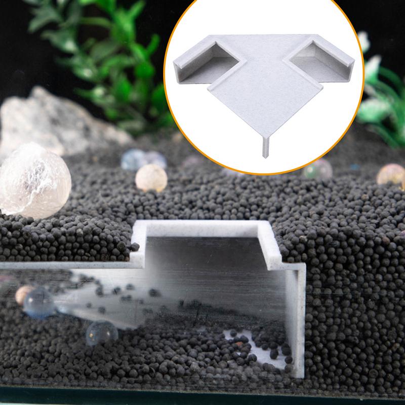 Underground Corner Tunnel for Aquarium Cave/ Fish Tank For Aquatic Pets To Breed Play AndRest Fish Tank Ornaments Viewing