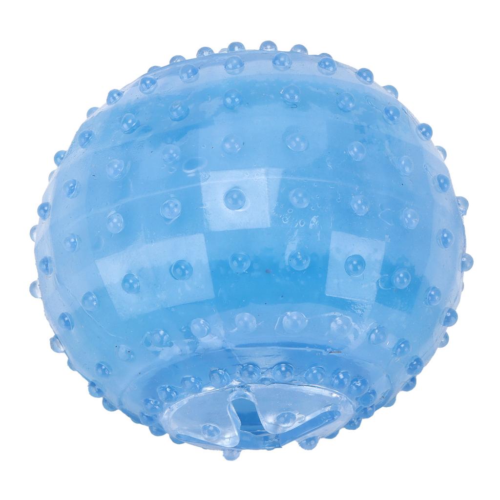 Pet Cooling Chew Toy BiteResistant TPR Pet Teething Toys Cooling Pet Teether Stick for Dogs(Ball Type )