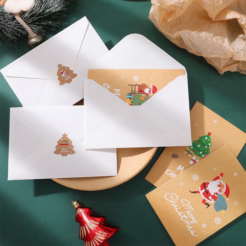 Creative Cowhide Christmas Holiday Greeting Card Set - Hot Selling Gift & Message Cards