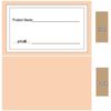 POP Display Stand Price Tag Cards for Bread & Cake