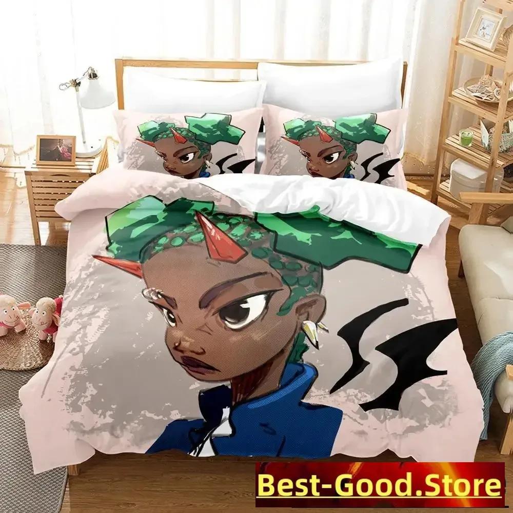 Neues Wendell & Wild Komödien Bettwäscheset Einzelbett Twin Full Queen King Size Bettwäscheset Erwachsenes Kinderzimmer Bettbezug Sets 3D Anime Bett