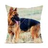 German Shepherd Dog Printing Polyester Pillowcase Home Sofa Office Chair Pillow Cover Decorative Cushion Cover 45X45Cm