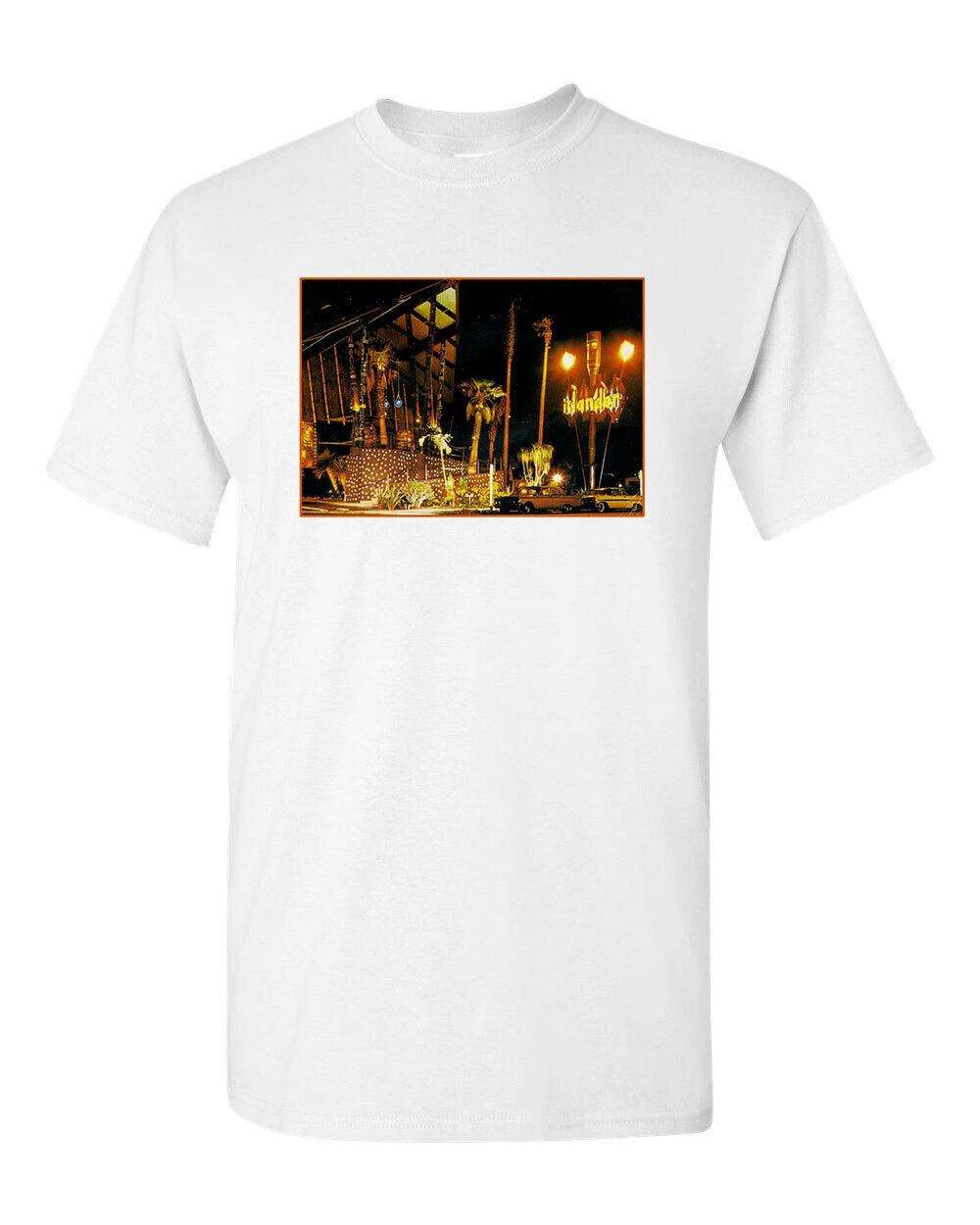 Retro Tiki T Shirt White Cotton Mug Bar No. 46 Islander Restaurant XL