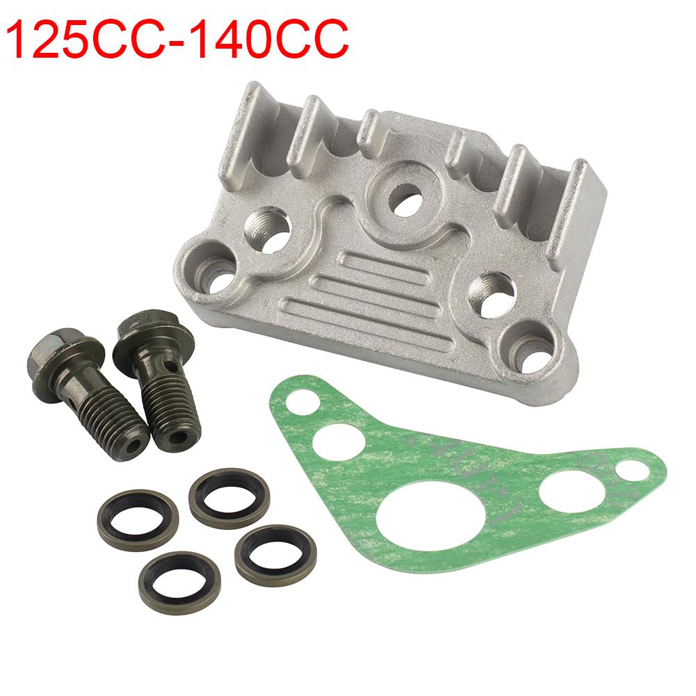 Motorcycle Oil Cooler Oil Radiator Kit For Honda Monkey Yamaha Kawasaki 50cc-140cc Pit Dirt Bike Scooter Moped Enduro Motocross