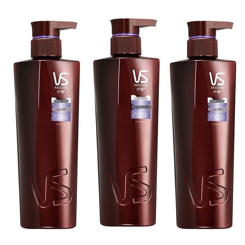 Vidal Sassoon Smooth & Silky Hair Conditioner 3-Pack
