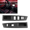 Panel Superior Reposabrazos Delantero Cubierta Robusta Bisel Interruptor Ventana Puerta Recorte ABS Repuesto para Yaris 2012 a 2014 Accesorios de Coche