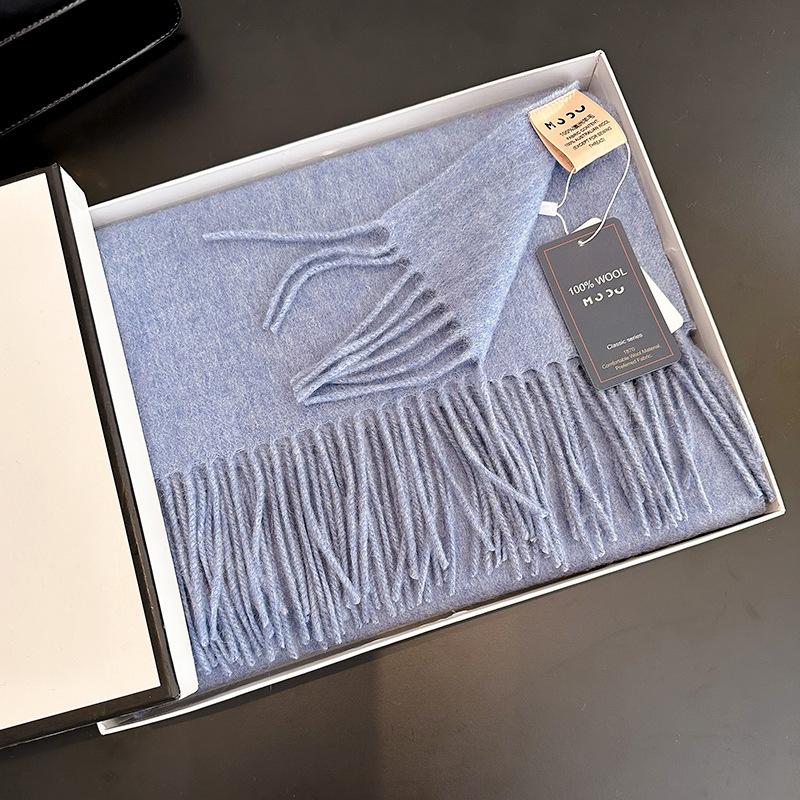 Wool Scarf Women's Winter Thickened High End New Camel Shawl Birthday New Year Gift