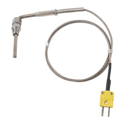 Termocoppia EGT tipo K per sonda temperatura gas di scarico con punta esposta e connettore