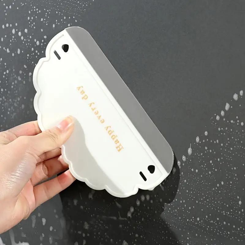 Happy Every Day Mini Bathroom Squeegee - Silicone Blade for Seamless Glass, Tile, Countertop, and Mirror Cleaning