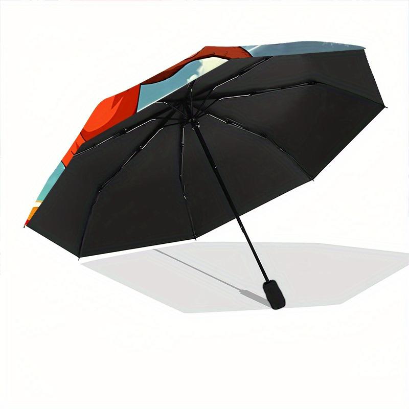 1pc Dragon Ball Automatic Open/close Folding Umbrella, Compact Portable Travel Umbrella, Perfect Gift, Durable Construction yy250813111