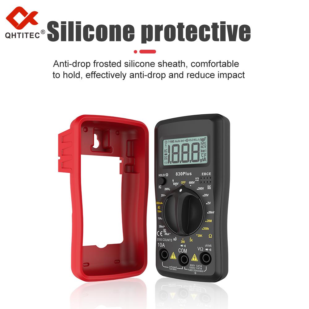 830plus Digital Multimeter Ac/dc Votage Current Automatic Tester 2000 Counts Resistance Ohm Ammeter Capacitance Meter