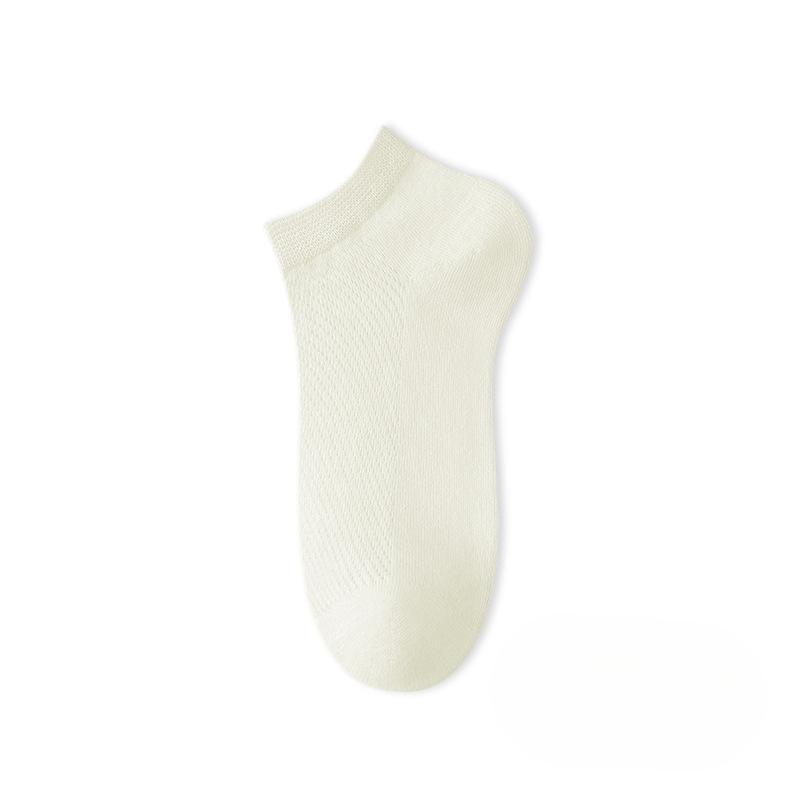 Chaussettes Invisibles d'Été pour Femmes en Maille Fine Respirante Absorbant la Sueur avec Coton