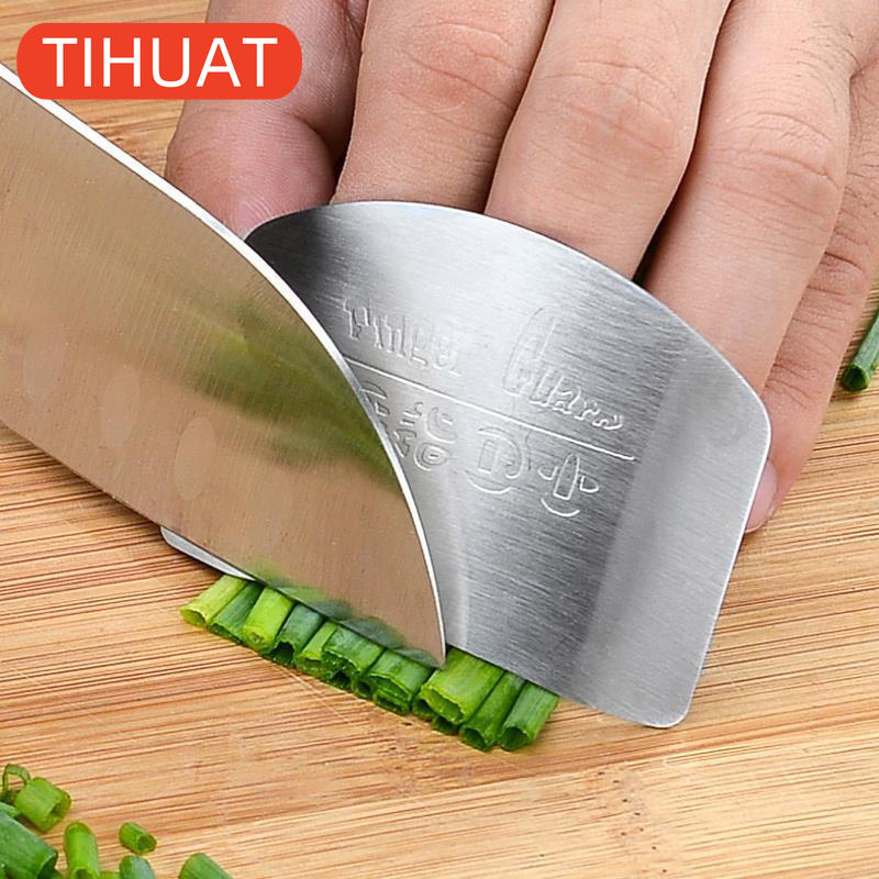 Stainless steel cutting finger protector