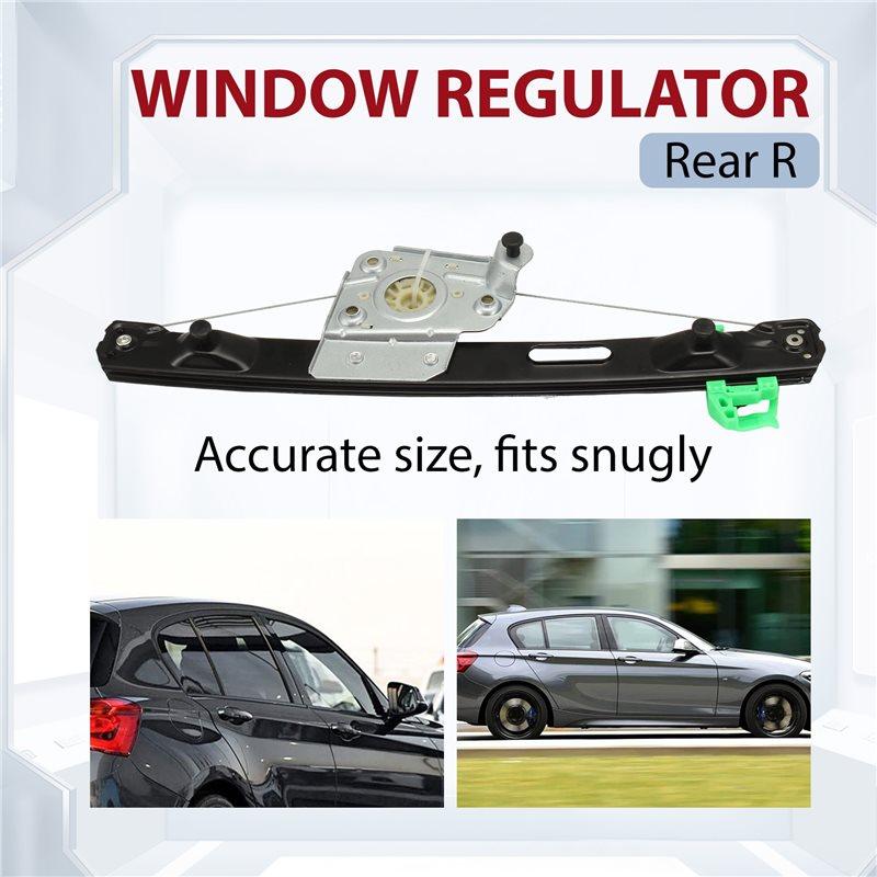 Back Door Power Window Regulator Without Motor For BMW 1 Series E87