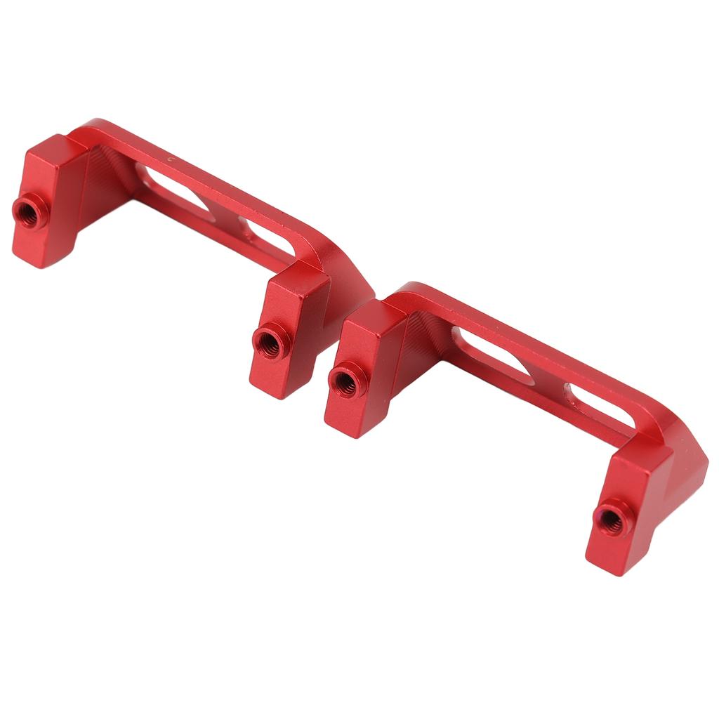 1 Pair RC Servo Protector Aluminum Alloy Servo Guard Fit for Traxxas E Revo VXL 1 16 Red