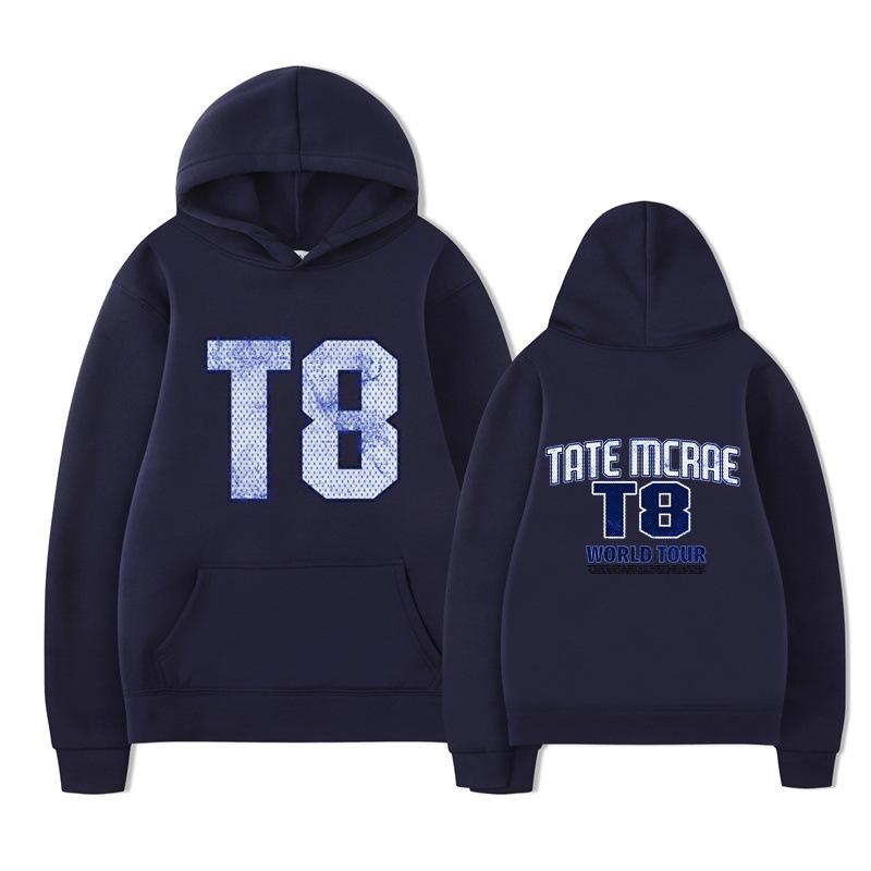 Tate McRae Think Later Hoodies Autumn Men Fashion Long Sleeve Sweatshirts Women Harajuku Streetwear Pullovers Sudaderas