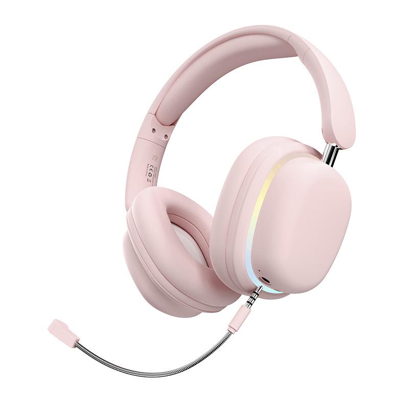 

Світлодіодні бездротові Bluetooth-навушники для ігор - Накладні з тривалим терміном служби батареї