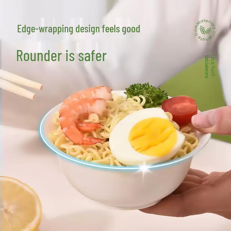 Youshu Biodegradable Rice Husk Soup Bowls